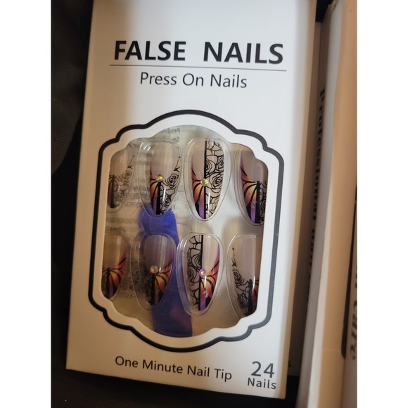 Press On Nails Lot Of 54 Packs Of Nails New Random Shapes And Sizes - Picture 4 of 16